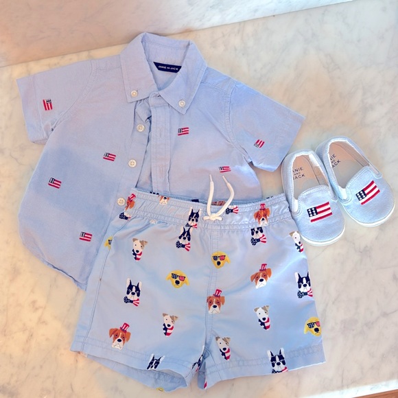 Janie and Jack Other - Patriotic Janie and Jack 4t of July Bundle
